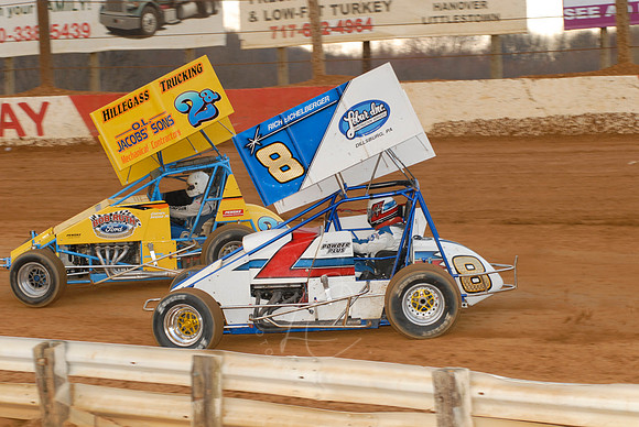 #2a Carmen Perrigo Jr. and #8 Rich Eichelberger