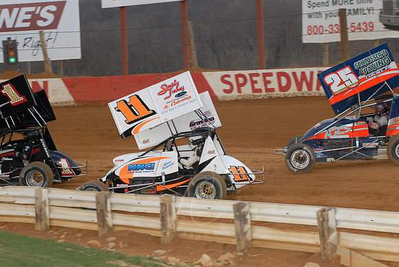 #1 Stehman, #11 Steve Fannasy and #25 Bobby Hockenberry