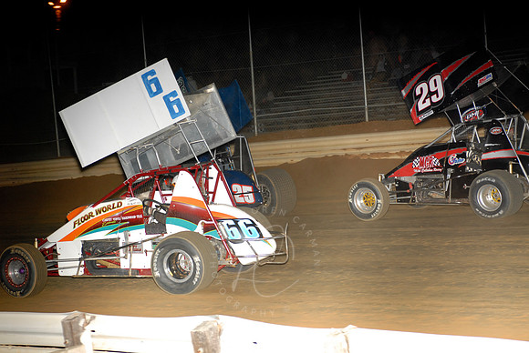 #66 Unknown. #25 Bobby Hockenberry and #29 Foster