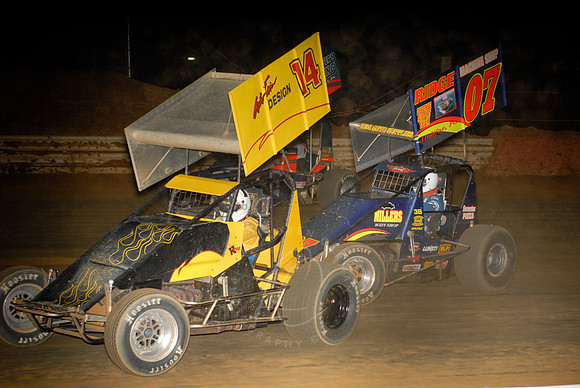 #14 Chris Reed and #07 Unknown
