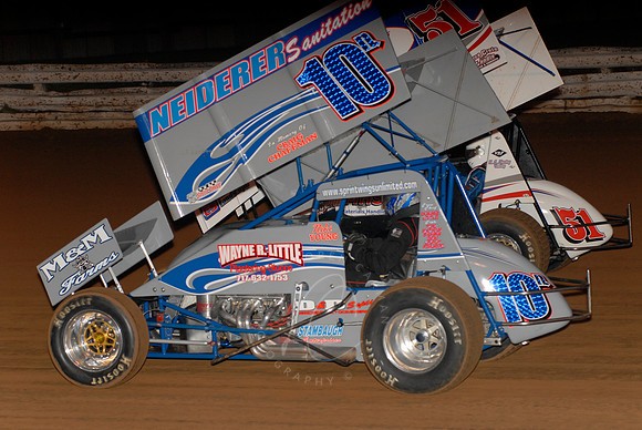 #10n Niki Young and #51 Fred Rahmer