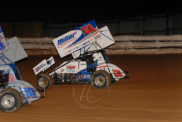 #10n Niki Young and #51 Fred Rahmer