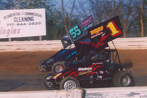 #1 Bob Fannasy and #55 Unknown Super Sportsman