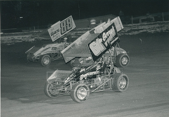 #61MD Unknown and #88 Unknown Sprint Cars