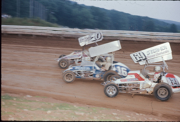 #70 Doug Stambaugh, #16 Unknown and #69 Van May At Lincoln-2