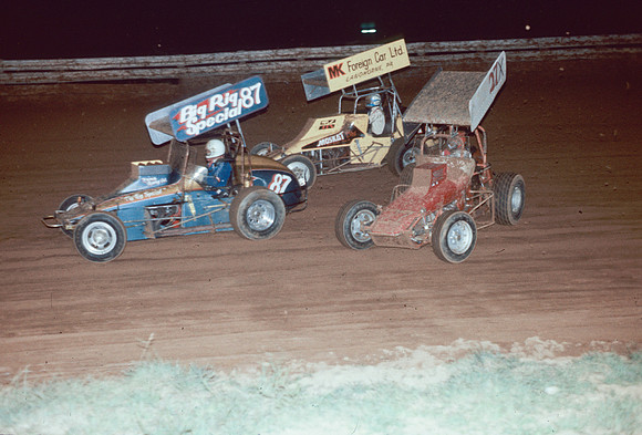 #87 Larry Krimes, #71 Jim Edwards and #27X Unknown at Lincoln-6