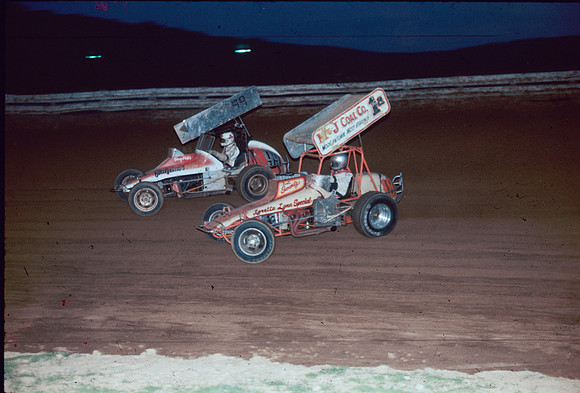 #99 Doug Potts and #18 Charlie Swartz at Lincoln-2