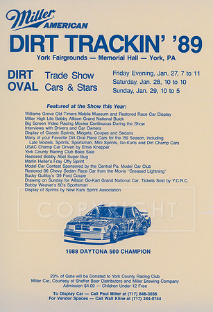 Dirt Trackin 89 Flyer 1989