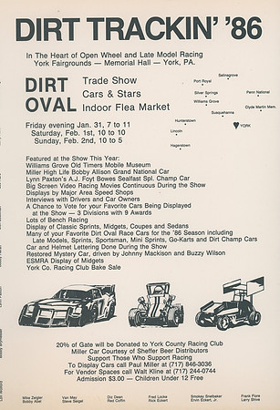 Dirt Trackin 86 Flyer