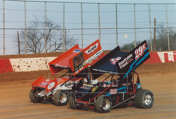#25 Lance Dewease and #23K Brent Kluge at Lincoln