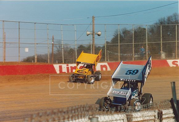 #22 Jason Johnson and #59 Jimmy Siegel at Lincoln