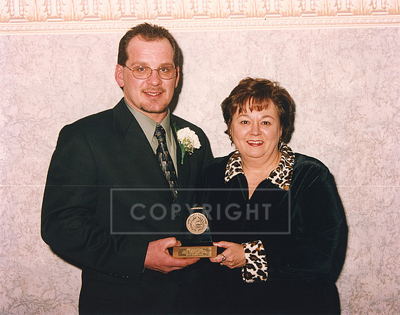 YCRC Hall of Fame Banquet Dale Hammaker and Donna Gobrecht