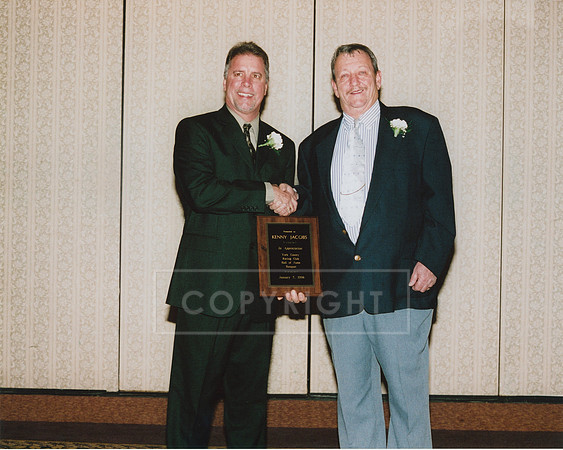 Kenny Jacobs and Sam Murphy YCRC HoF Banquet 2006
