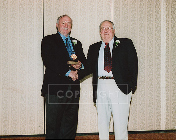 Lenny Sammons and Paul Miller YCRC HoF Banquet 2006