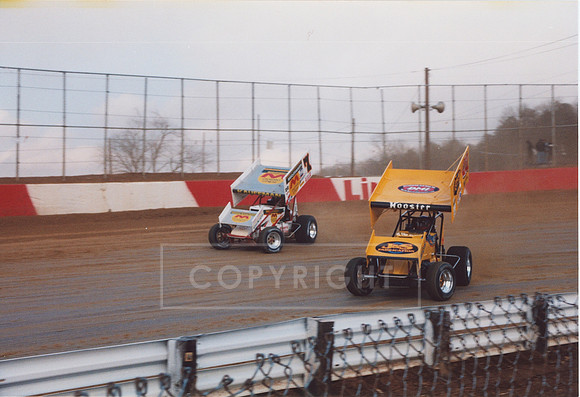 #7 Keith Kauffman and #22 Jason Johnson at Lincoln