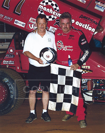 #77 Fred Rahmer Winner with Sam Murphy at Williams Grove