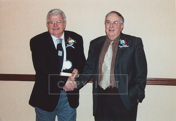 Unknown and Paul Miller YCRC Hall of Fame Banquet 2002