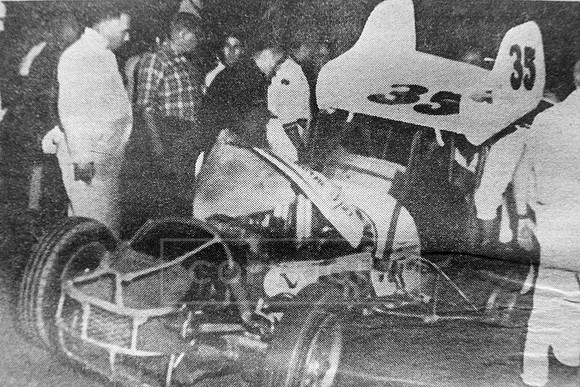 #35 Bobby Adamson Wreck at Williams Grove