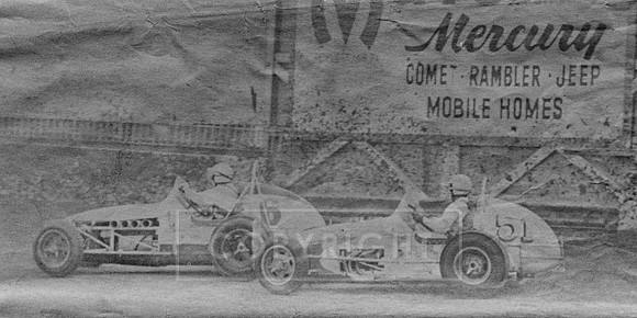 #6 Don Branson and #51 Roger McCluskey USAC at Allentown