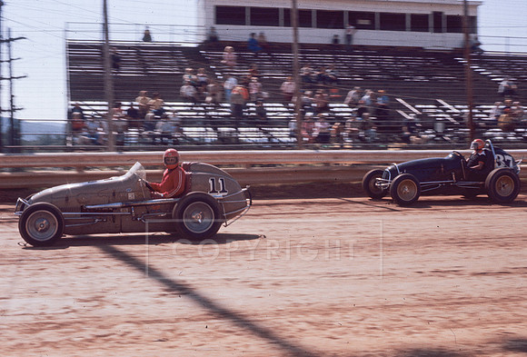 #11 Rod Albright and #37 Unknown GMC WGOT at Williams Grove-5