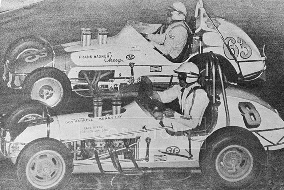 #8 Rollie Beale and #63 J Reichert at the Little 500
