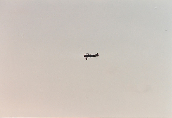 Biplane over Susky