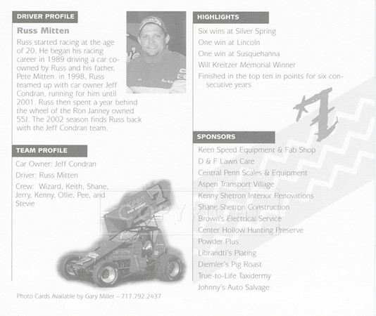 #7 Russ Mitten Hero Card back