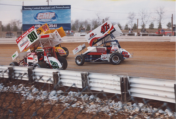 #30 Doug Esh, #22 Jason Johnson and #47J Jeff Busby at Lincoln