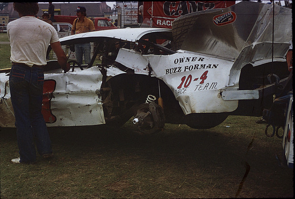 #M1 Gary Martz wrecked car