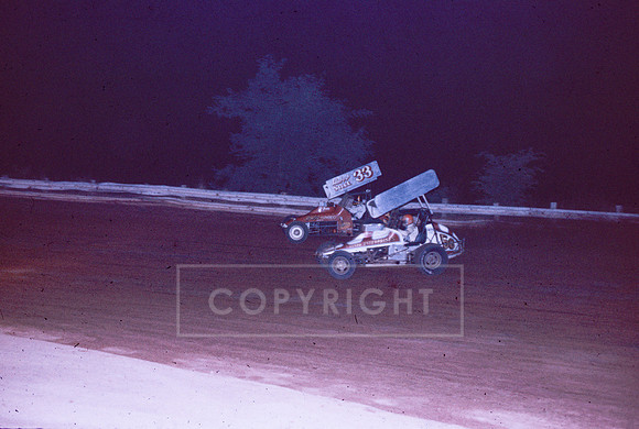 #33 Ed Zirkle and #56 Smokey Snellbaker at Williams Grove-4