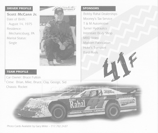#41F Scott McCann Jr Hero Card back