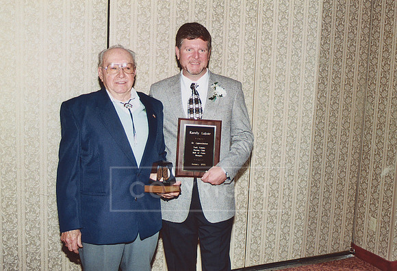Paul Miller and Randy LaJoie YCRC Hall of Fame Banquet 2005
