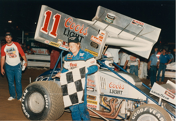 #11 Steve Kinser Williams Grove 1987