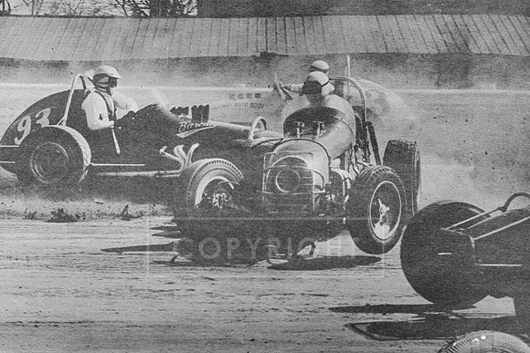 #93 Don Kreitz, #15 Steve Travers and #3 Bobby Courtwright URC at Williams Grove