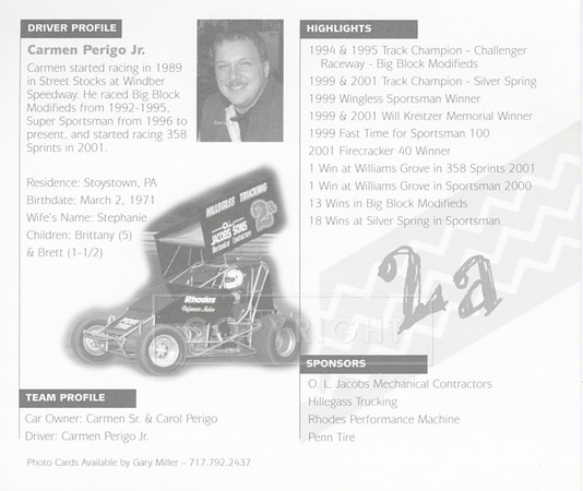 #2a Carmen Perigo Jr Hero Card back